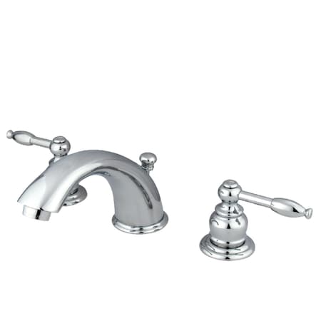 Kingston Brass KB961KL Widespread Bathroom Faucet, Polished Chrome KB961KL